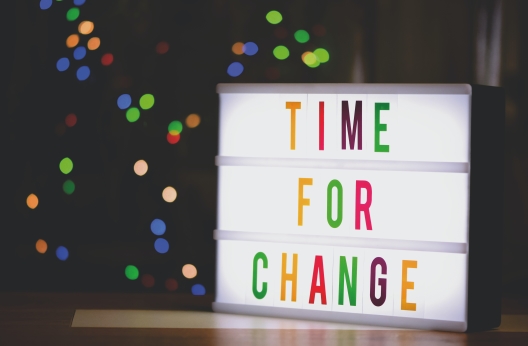 time for change sign with led light 2277784